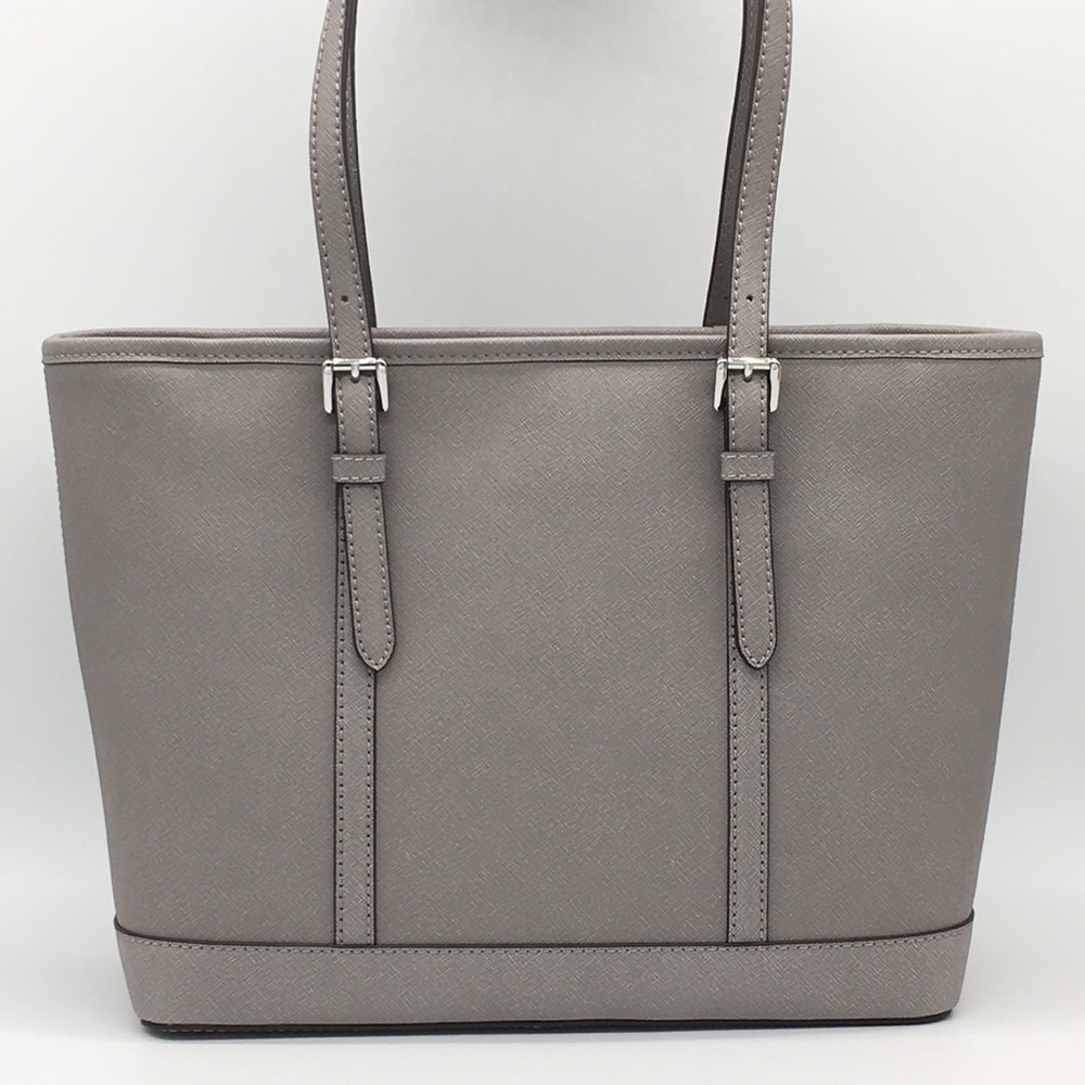 MICHAEL KORS SM TZ SHOULDER TOTE PEARL GREY - Picture 3 of 8